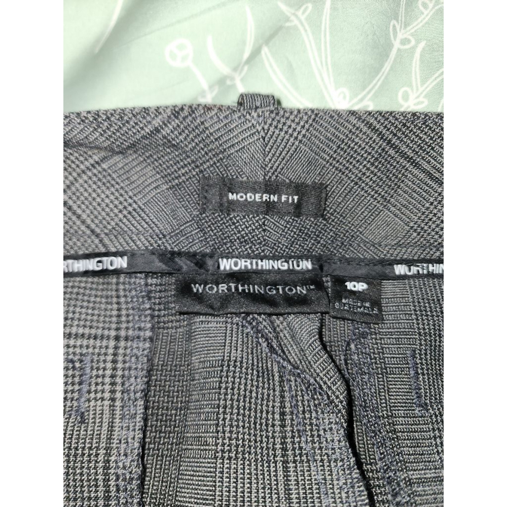 Worthington Midern Fit plaid Dreas Pants - Picture 5 of 6